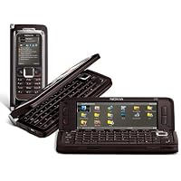 Nokia E90 Communicator Unlocked Phone with 3.2 MP Camera, 3G, Wi-Fi, GPS, Media Player, and MicroSD Slot--U.S. Version with Warranty (Mocha)