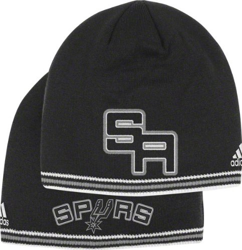 NBA Men's Authentic Team Knit Hat - Kf12Z, San Antonio Spurs, One Size
