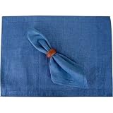Medium Blue Placemats and Napkins