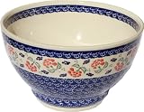 Polish Pottery Bowl 8.5"