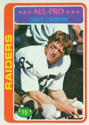 1978 Topps #50 Dave Casper - Oakland Raiders (Football Cards)