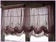 Romantic 3D Pink rose Adjustable Balloon Shade/Curtain