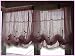 Romantic 3D Pink rose Adjustable Balloon Shade/Curtain