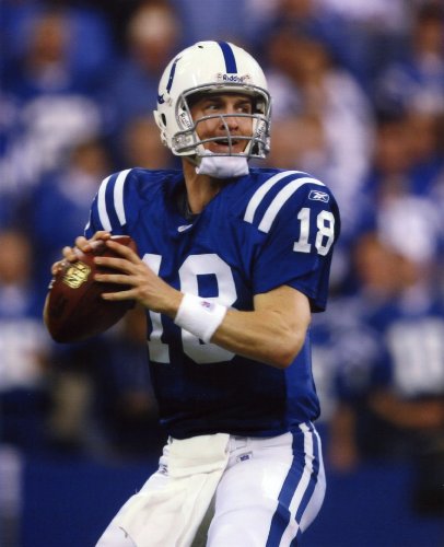PEYTON MANNING INDIANAPOLIS COLTS 8X10 SPORTS ACTION PHOTO (B)