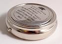 Pewter To Be Born Welsh Pill Box