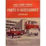 1962 FORD TRUCK Parts Book List Guide Catalog Manual by Ford