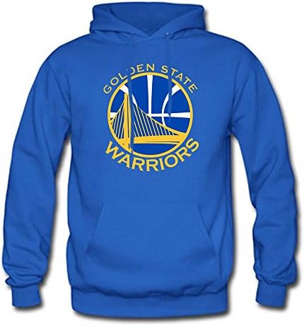 Men's Pullover NBA Golden State Warriors Fleece Hooded Sweatshirt (Blue)