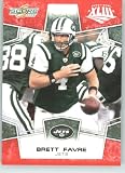 2008 Donruss / Score Limited Edition Super Bowl XLIII # 106 Brett Favre - New York Jets - NFL Trading Card in a Prorective Screw Down Display Case - Yes, the JETS Uniform