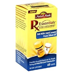 Nature Made RX Essentials Anti-Depressants Tablets, 60-Count Tablets