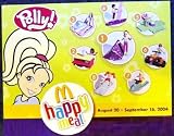 2008 McDonalds Happy Meal Toy Polly Pocket #1 Polly Puppy Carrier - Vintage Fast Food Collectible Action Figure & Wedding / Birthday Cake Topper Figurine MIP