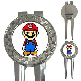 3-in-1 Golf Divot of Super Mario Caricature (Super Mario Bros.)