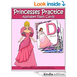 Princesses Practice the Alphabet (Princess ABC Flash Cards with ...