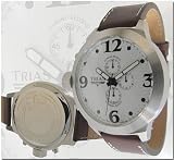 Trias Left Crown Chronograph XXL Watch T21735CH-W