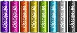 SANYO eneloop tones glitter 充電式ニッケル水素電池(単3形8色限定ラメ入りカラーパック)  HR-3UTGA-8SL