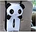 Cute Cartoon Panda Plush Car Tissue Box Cover w/Strap, Suspension Type(Polyester,7