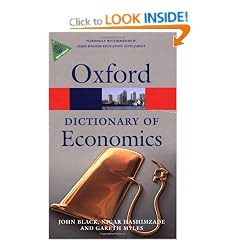 A Dictionary of Economics (Oxford Paperback Reference)