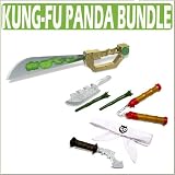 Mattel M2705 Kung Fu Panda Imperial Sword With Kung Fu Panda Po Weapon Bundle