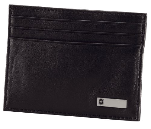 Victorinox Men s Altius 3.0 Rome Leather Money Clip, Black, One Size