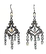 Earrings - E64 - Crystal Waterfall Chandelier ~ Clear AB