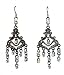Earrings - E64 - Crystal Waterfall Chandelier ~ Clear AB