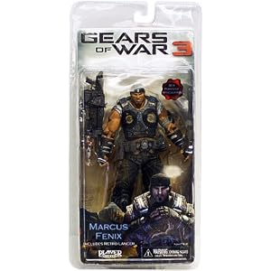 NECA Gears of War 3 Series 1 Action Figure Marcus Fenix Retro Lancer