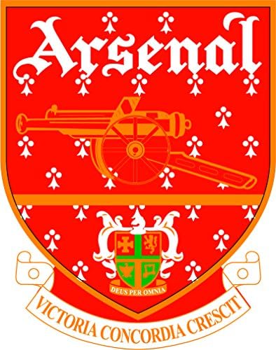 Arsenal Soccer Football Sport Art Home Decor Bumper Sticker 11'' X 14''