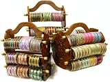 Beachcombers! Ethnic Indian Glass Bangle Bracelet Of The Month Club With Bangle Stand & Bonus