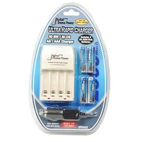 Bower XPC433 Extreme Power Ni-MH 2900 AA Batteries and AA/AAA Charger