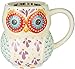 Natural Life MUG181 Folk Owl Mug, Don't Forget Awesome, White