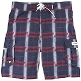 CHIEMSEE Herren BOARDSHORTS ENZO FLOWER AOP, SQUARE navy blue, S, 14010-101