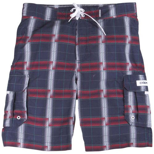 CHIEMSEE Herren BOARDSHORTS ENZO FLOWER AOP, SQUARE navy blue, S, 14010-101