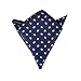 Hello Tie Men's Jacquard Pocket Squares Handkerchiefs, 6pcs/ lot Set 3, One Size