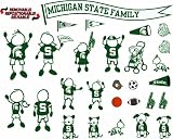 NCAA Michigan State Spartans Decal Family