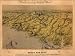 Birds eye view of North and South Carolina and part of Georgia. (Civil War Map Reprint measured in inches 36 x 27)