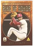 2009 Topps Ring Of Honor - Bob Gibson - St. Louis Cardinals (Baseball Cards) - In Protective Display Case