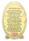 Bereavement Plaque Broken Chain Poem Desktop. FREE SHIPPING!!