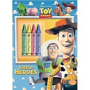 Little Heroes (Disney Pixar Toy Story) (Color Plus Chunky Crayons) 