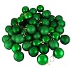 96ct Xmas Green Shatterproof 4-Finish Christmas Ball Ornaments 1.5" (40mm)