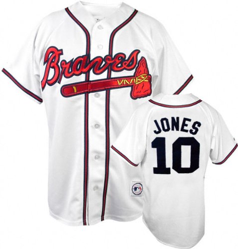 Chipper Jones Majestic MLB Youth Jersey