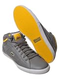 Mens Lacoste Trainers | Camous SPM | Grey/Yellow