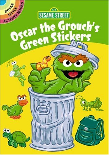 Sesame Street Oscar the Grouch's Green Stickers