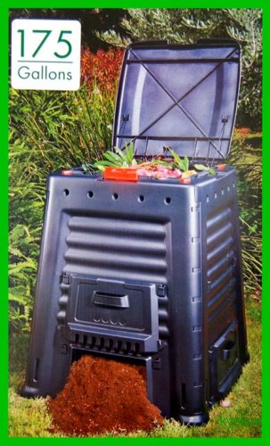 Huge 175 Gallons Mega Composter Home Compost Bin Includes Base