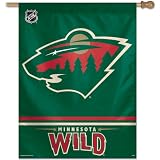NHL Minnesota Wild 27-by-37 Inch Vertical Flag