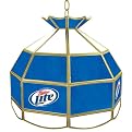 Miller Lite Tiffany Style Lamp - Blue (16")