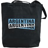 Canvas Tote Bag Black  Triple Ii Argentina  Country