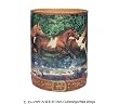 Spring Creek Run Horses Waste Basket