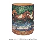 Spring Creek Run Horses Waste Basket