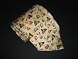 Silk Tie Little Houses in Ivory