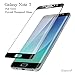 Galaxy Note 7 Screen Protector, Shamo's Full Cover Tempered Glass for Samsung Galaxy Note 7 (2016 Model), Curved Edges, Shutter-Proof, Strong (Black)
