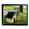 John Deere Club House 10x12 Resin Clock